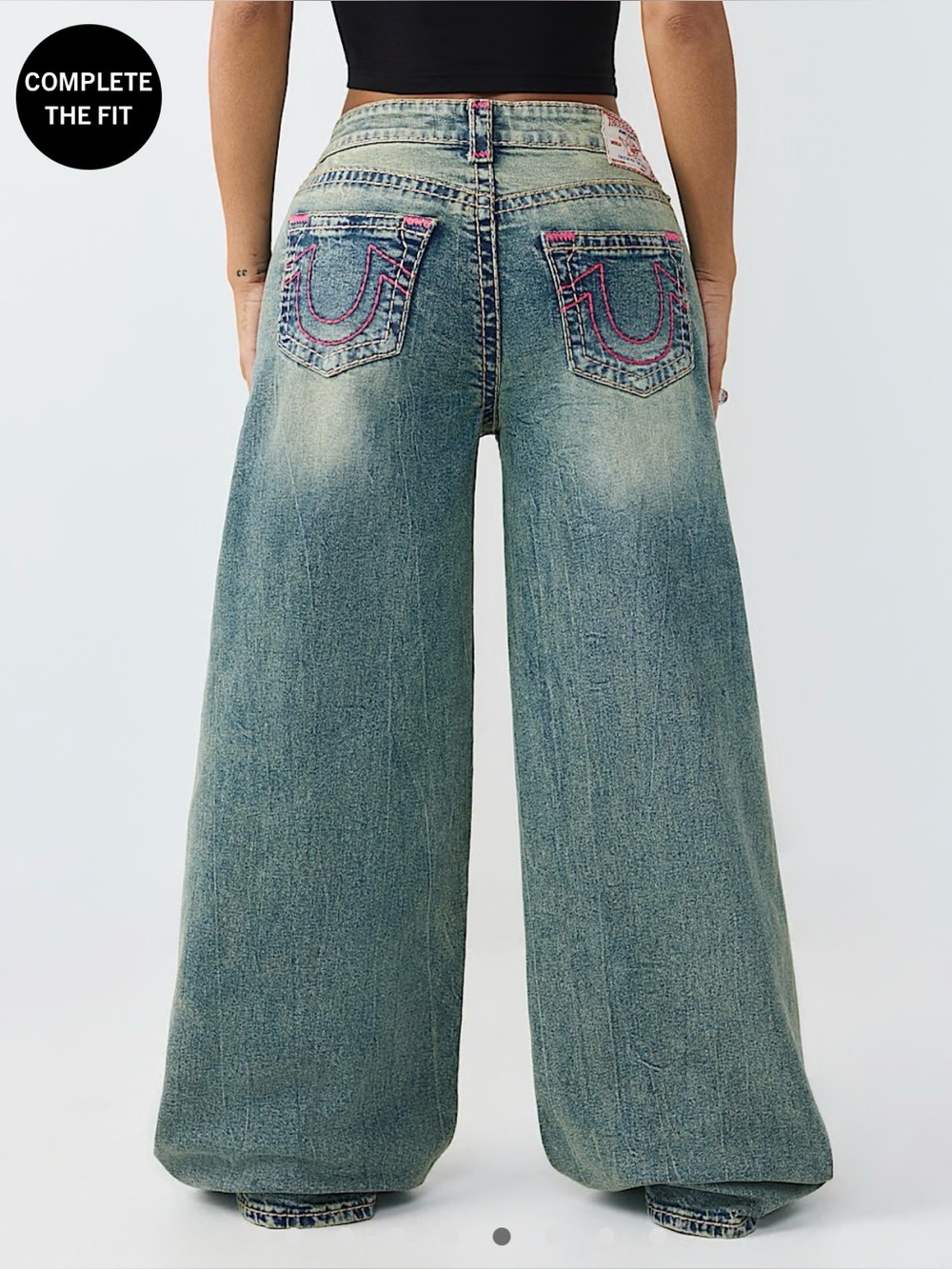 Jessie Mid Rise Super T Super Baggy Jean